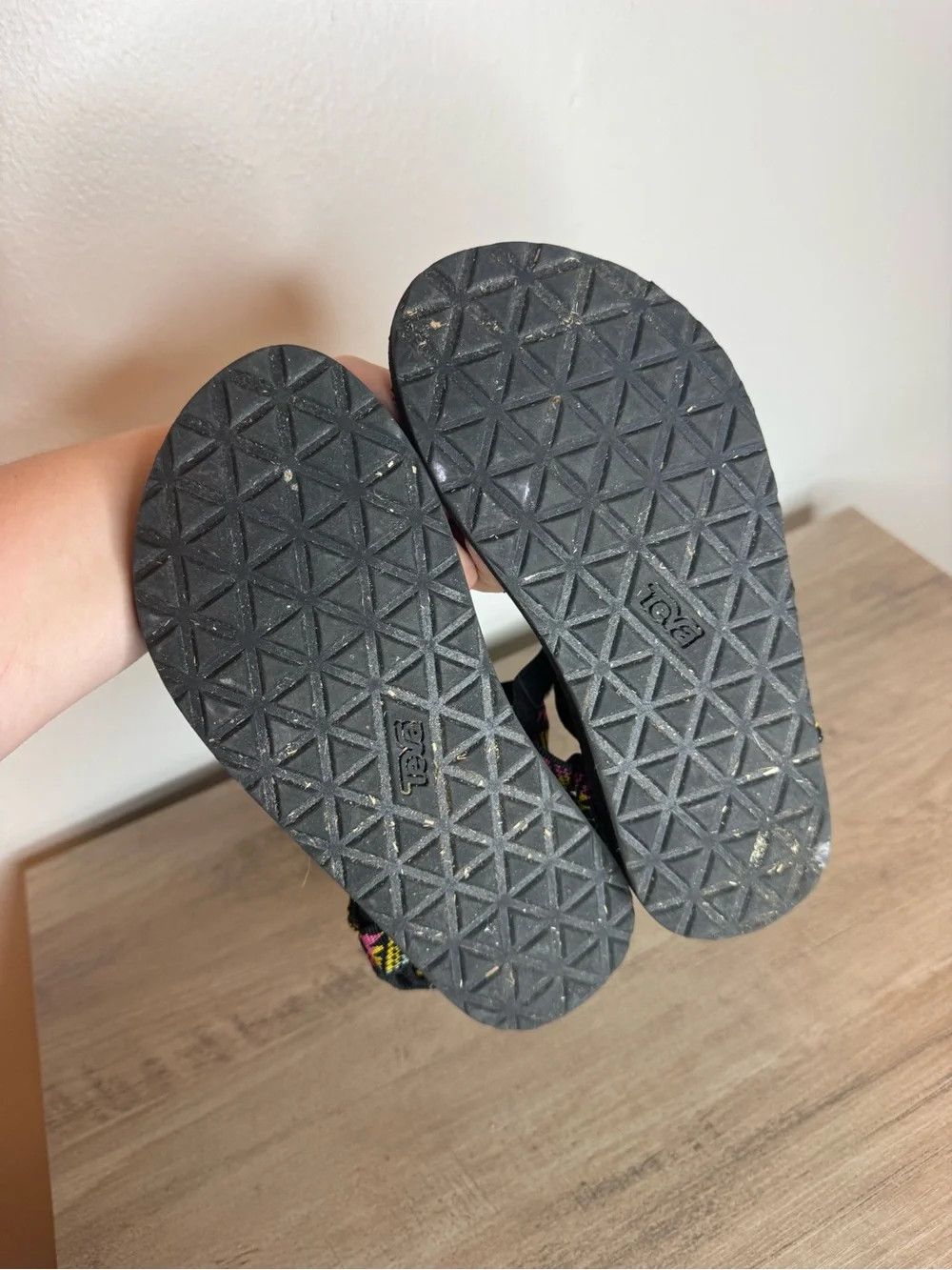 Teva Kids Original Universal Sandals Boomerang Pink Geometric Strappy Outdoor